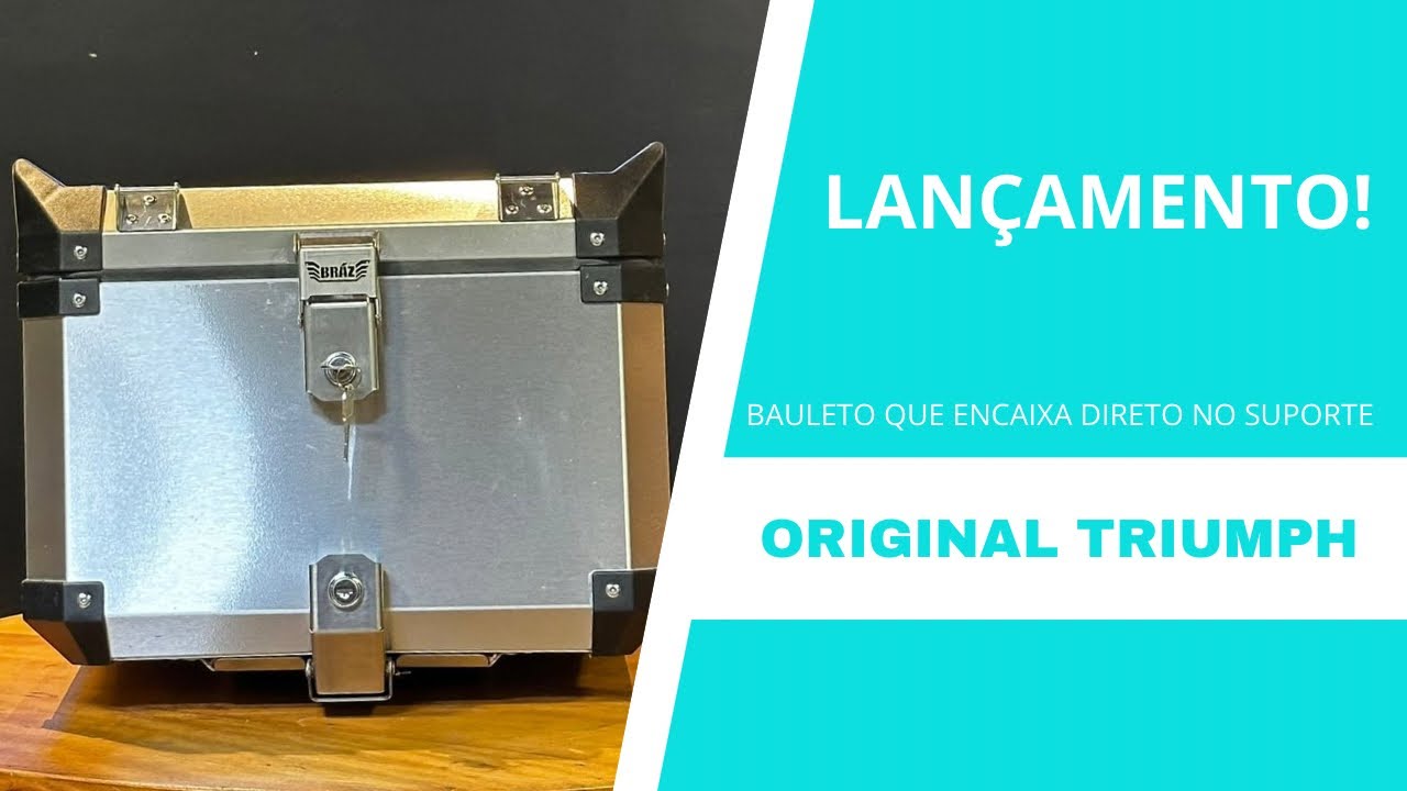 Qual o melhor baú para se usar na base original da Triumph?