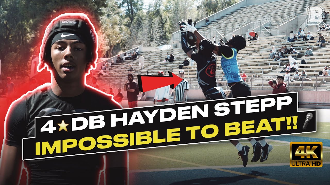 Mic&rsquo;d Up with 4⭐ DB Hayden Stepp! 🔥 The #4 DB in 2027 is LOCKDOWN! 🔒