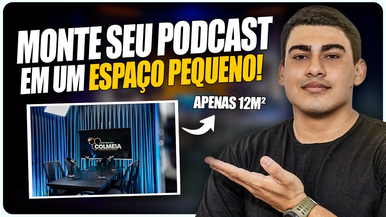 VEJA COMO MONTAMOS NOSSO ESTÚDIO EM APENAS 12M²