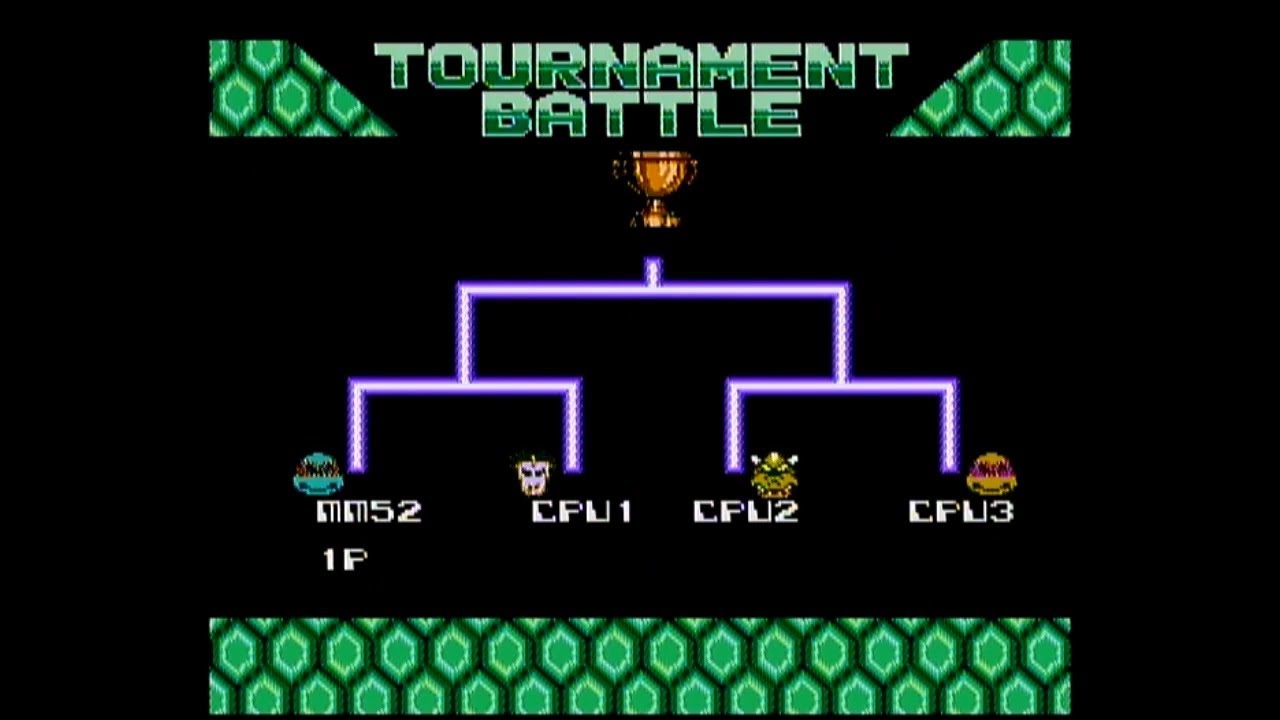 Ninja Turtles: Tournament Fighters (NES) - Tournament Mode