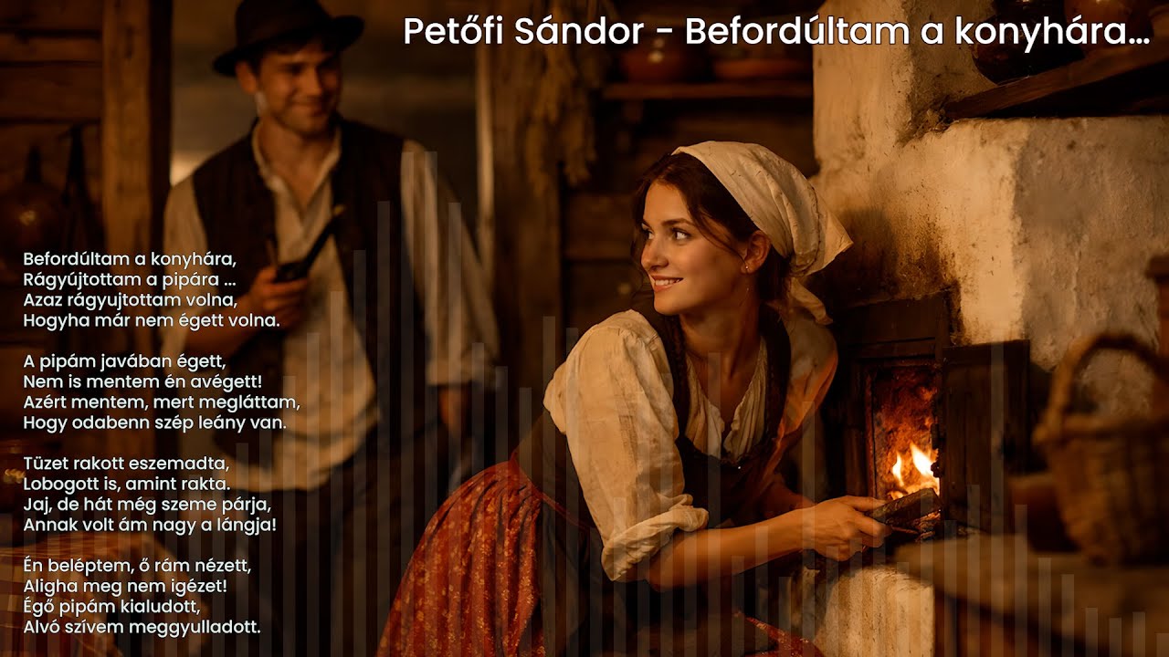 Petőfi Sándor - Befordúltam a konyhára… | zenés vers