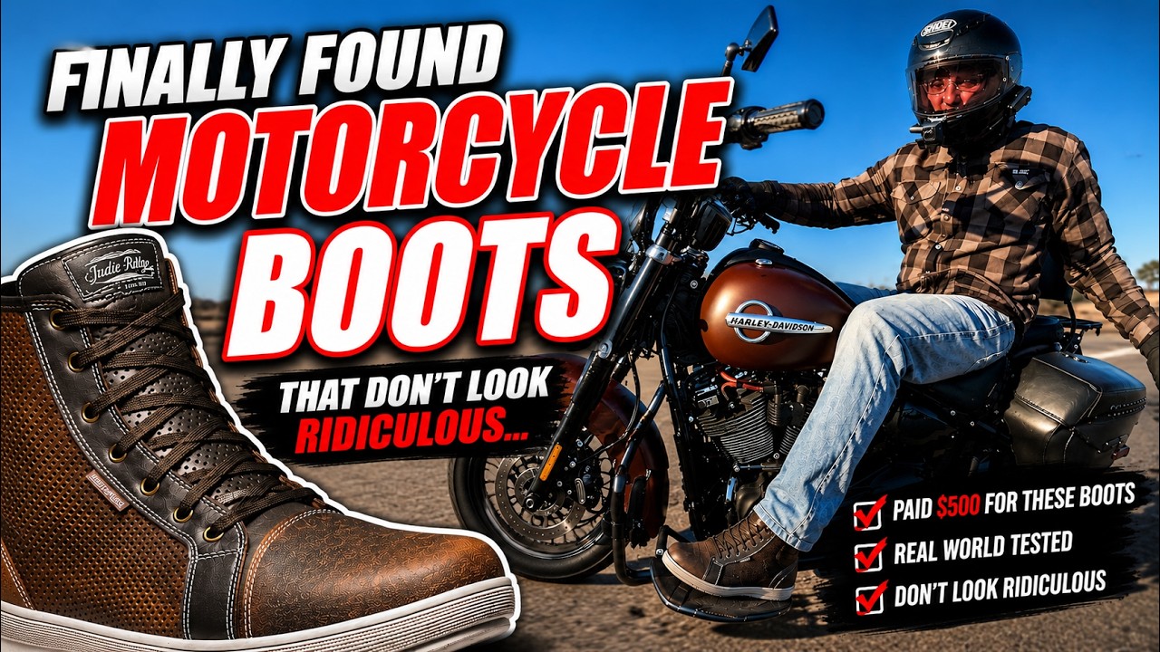Finally Found Motorcycle Boots That Don’t Look Ridiculous… So I Spent $500 on Indie Ridge Boots