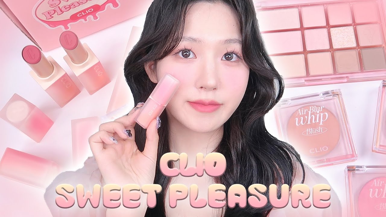 광고❌ 봄웜팔레트일까? 여쿨팔레트일까? / 클리오신상🍦스윗플레져🍦전제품 리뷰 (에어블러휩블러쉬•스쿱오브쉐이드•쉬폰무드립) / 태어나 처음보는 블러셔 제형 •••