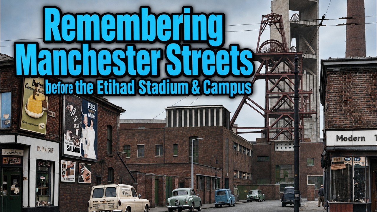 Remembering Manchester Streets before the Etihad Stadium & Campus