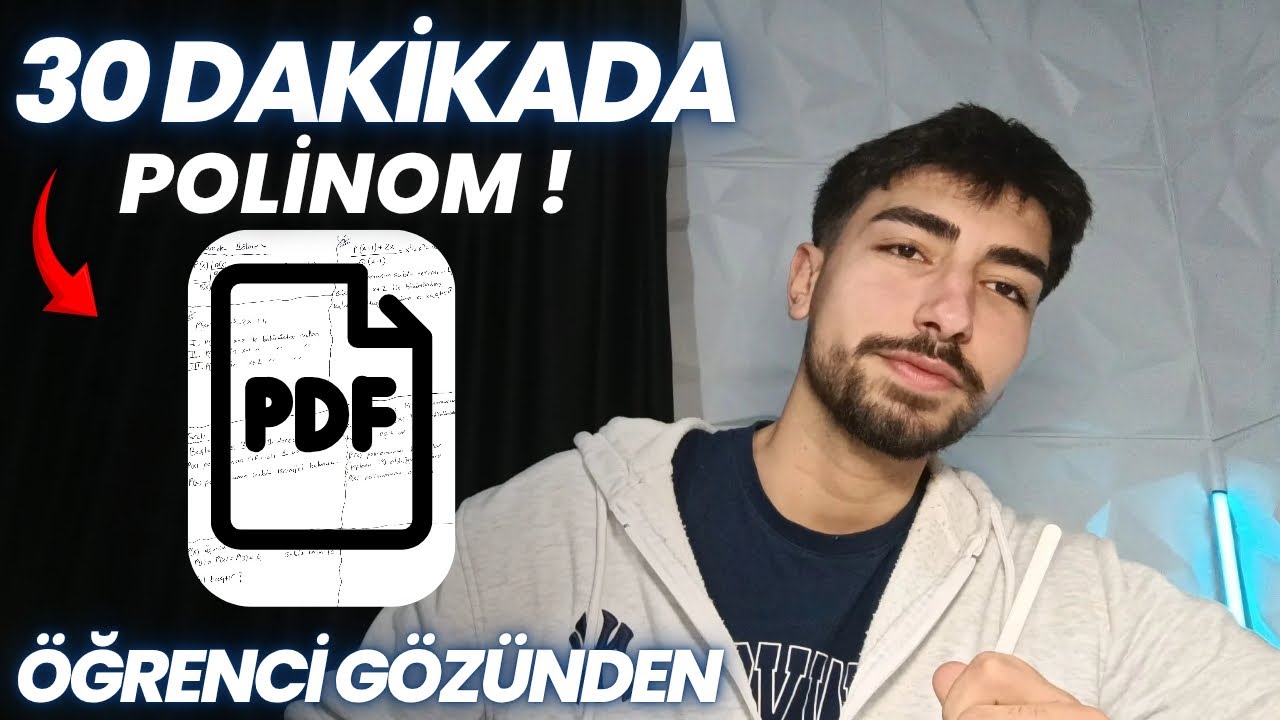30 DAKİKADA POLİNOMLAR !