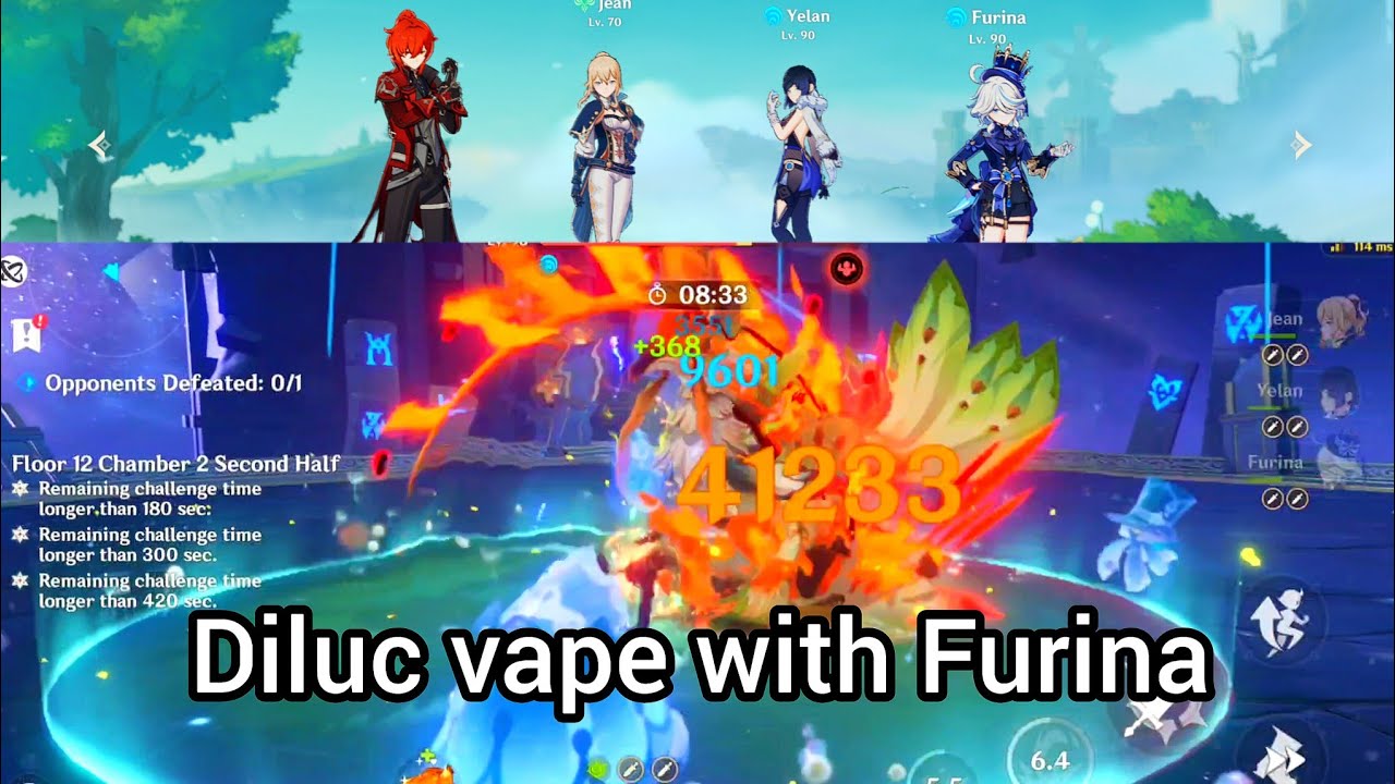 Diluc and Furina Team