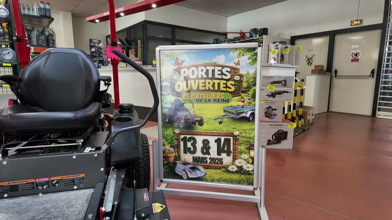 Portes Ouvertes 13 et 14 Mars 2026 #motoculture #agricole #remorque #outillage #scotter #velo