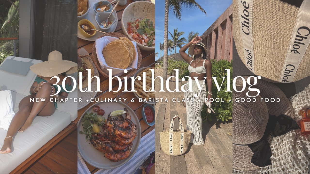 30TH BDAY VLOG IN NAYARIT, MX- TACO & BARISTA CLASS + POOL + GOOD FOOD + OOTDs + MORE | iDESIGN8