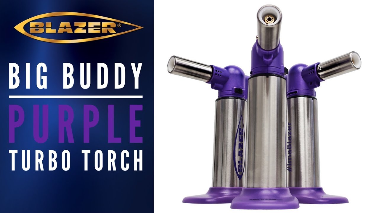 Blazer Products Big Buddy Butane Turbo Torch New Purple Color