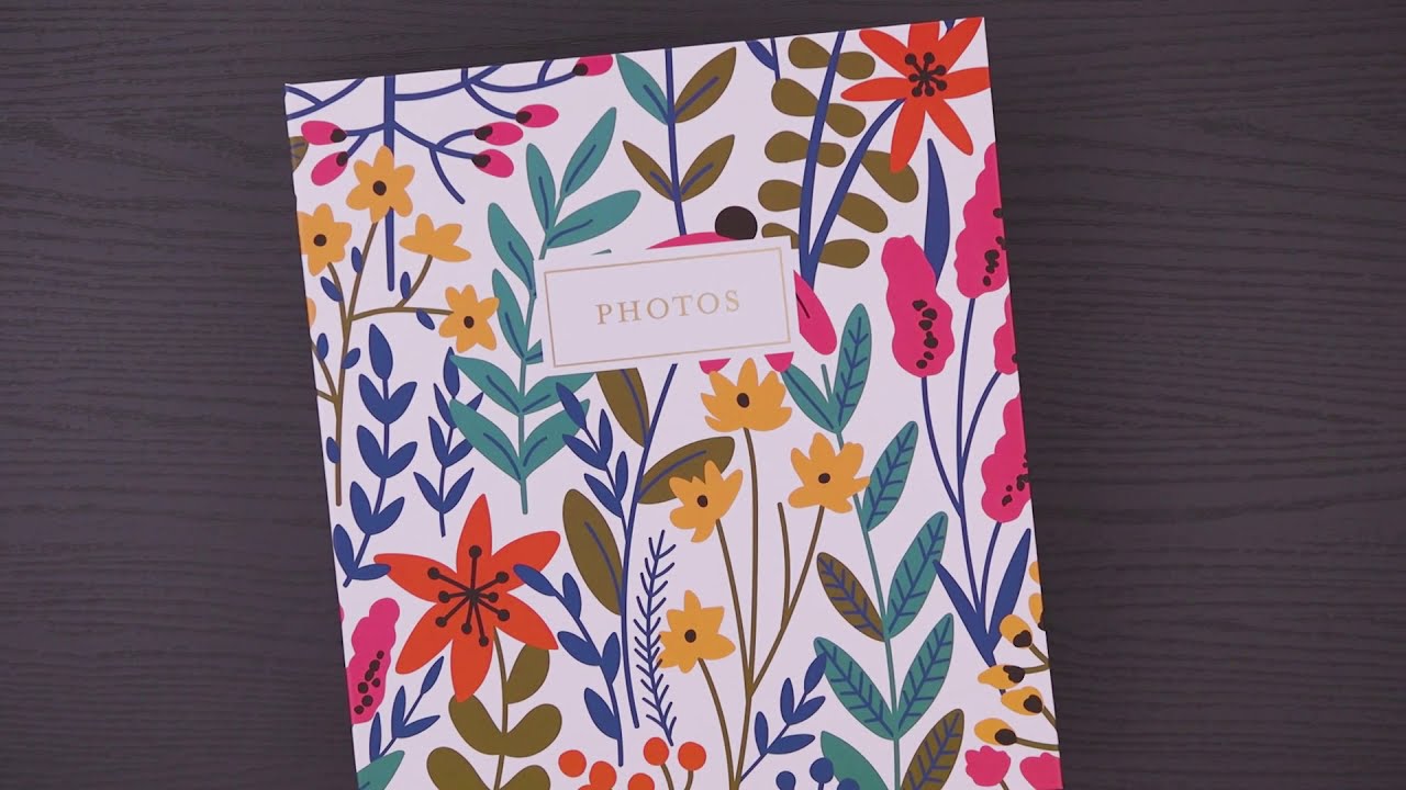 Jot & Mark Photo Album Kit - Holds 200 4x6 Photos (Wildflower)