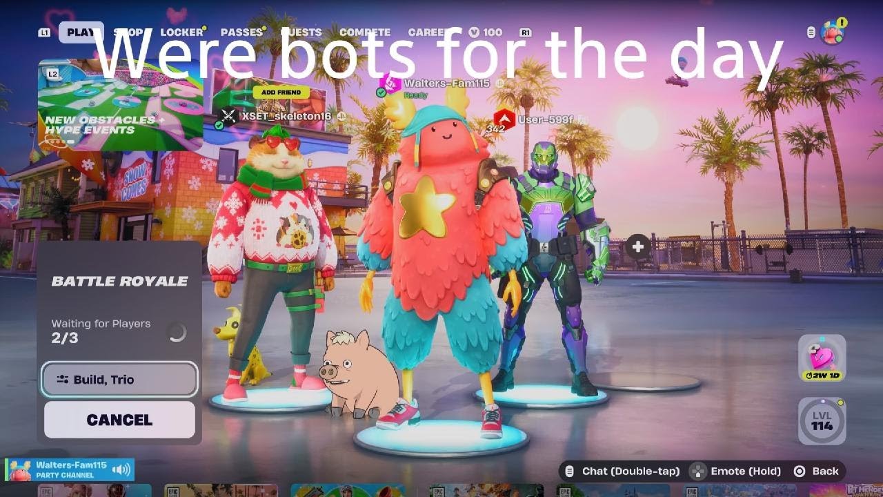 Fortnite with friends :)