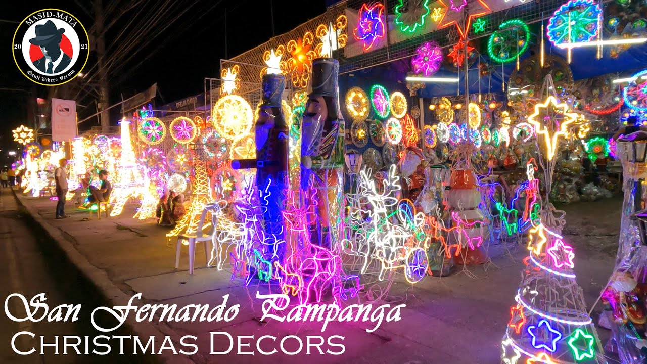 San Fernando Pampanga Christmas Decorations and Parol Walking Tour (BER Months 2022)