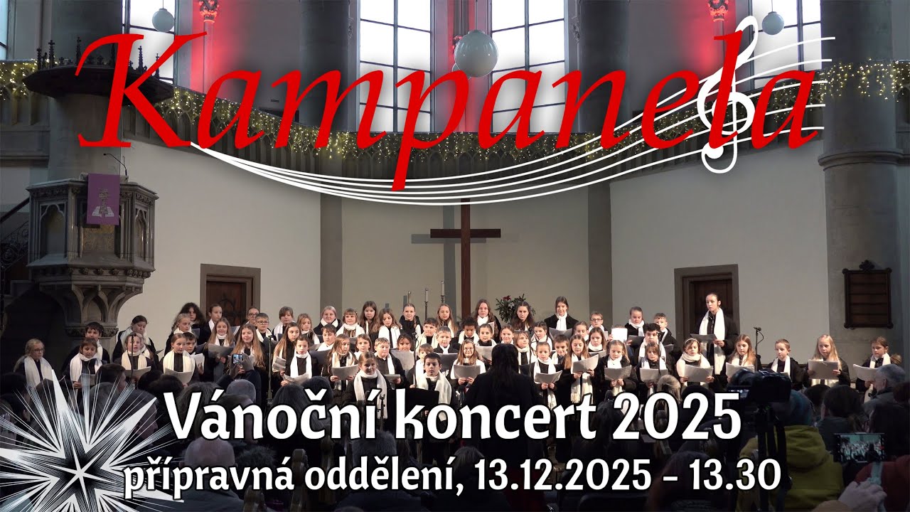 Kampanela - Vánoční koncert 2025 - přípravná oddělení (13.12.2025, 13.30)