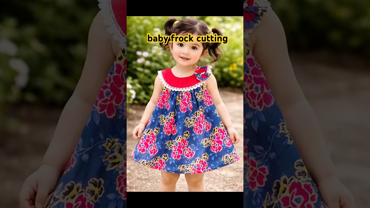 round yoke baby frock #fashion #topcollection #babyclothes  #frock #dress #shorts#viral #trendytops