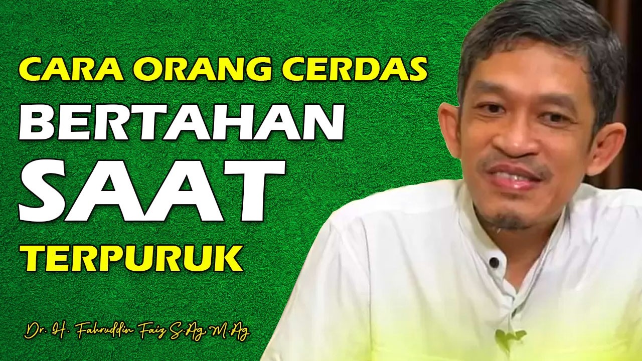 Cara Orang Cerdas Merespons Buruknya Hidup | Dr. H. Fahruddin Faiz, S.Ag M.Ag | Ngaji Filsafat