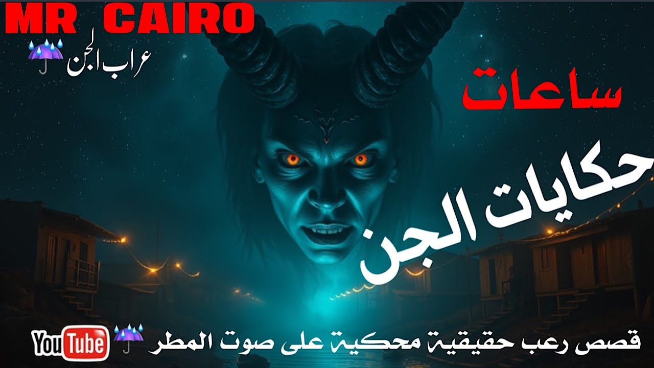 ساعات من حكايات الجن الحقيقية محكية على صوت المطر