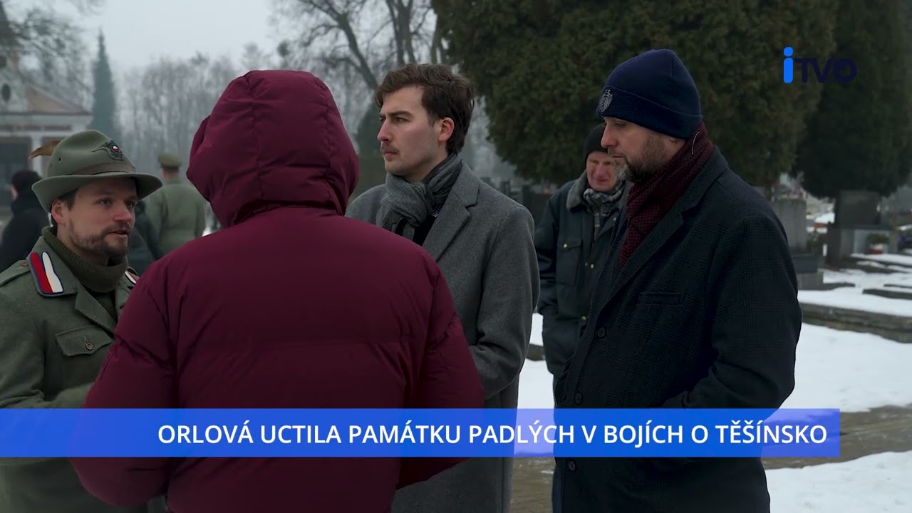 ORLOVÁ UCTILA PAMÁTKU PADLÝCH V BOJÍCH O TĚŠÍNSKO