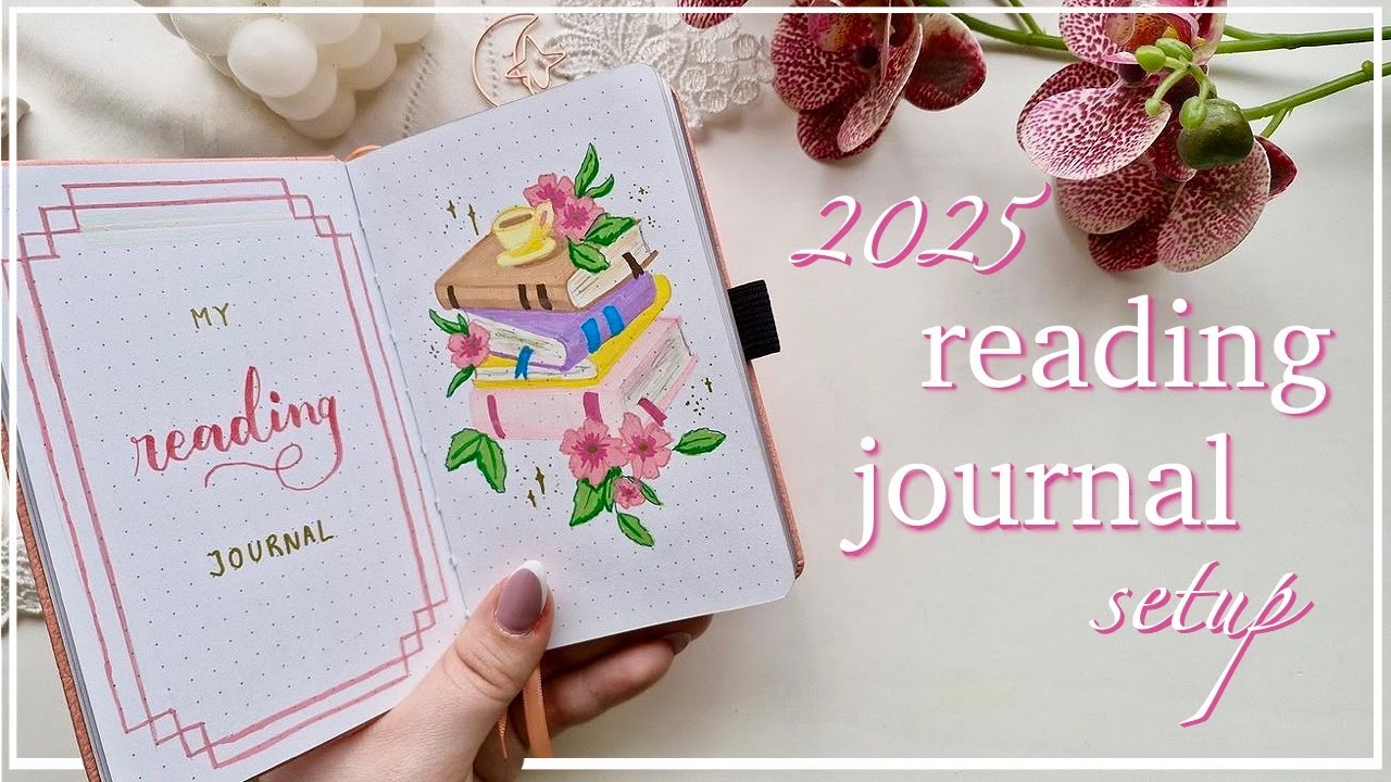 Reading Journal Setup ft. Ohuhu | Simple and Floral Theme