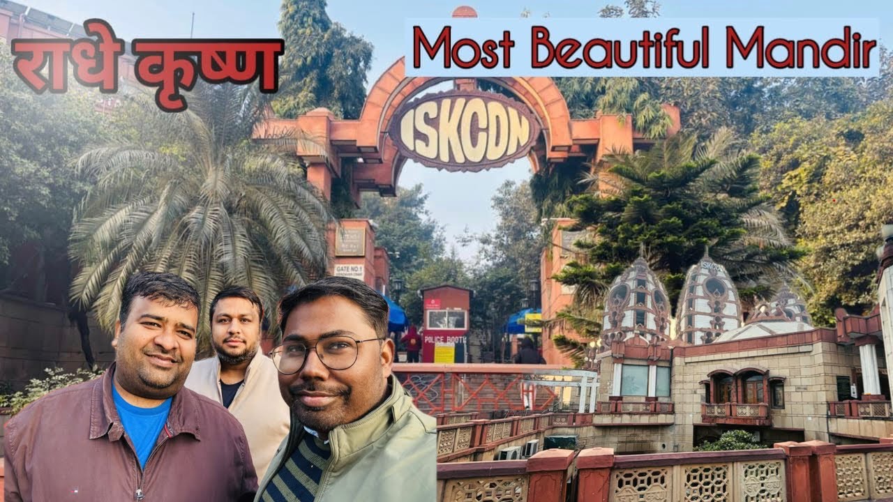 ISKCON Temple Delhi | Sri Radha Parthasarathi Mandir| Temple Visit