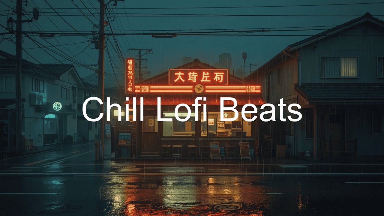 LoFi Beats Under Tokyo Rain at Ramen Bar