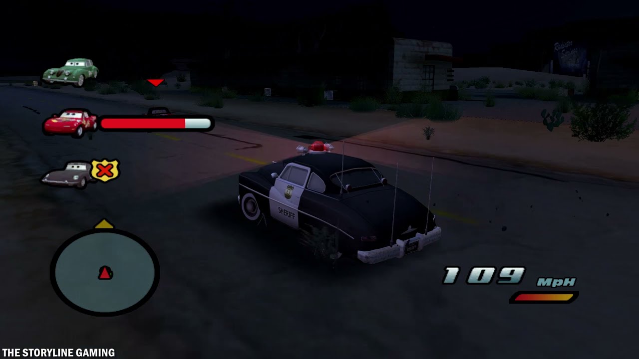 Cars The Game - 16 - Sheriff's Hot Pursuit - Gameplay PC