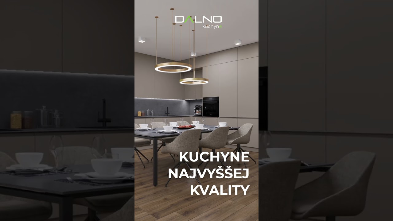 Kuchyne Dalno &ndash; harm&oacute;nia praktick&eacute;ho využitia priestoru a dokonal&eacute;ho dizajnu. 🤩