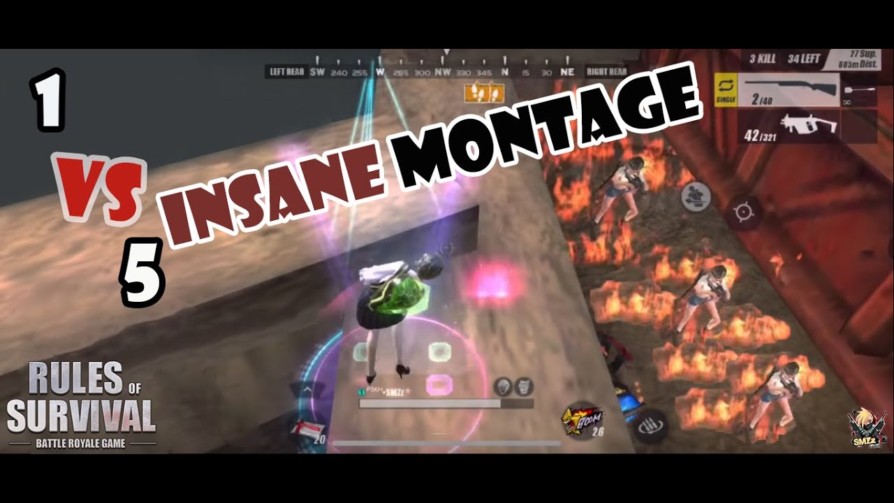 ROS : 1 Vs 5 Insane Montage Ep.46