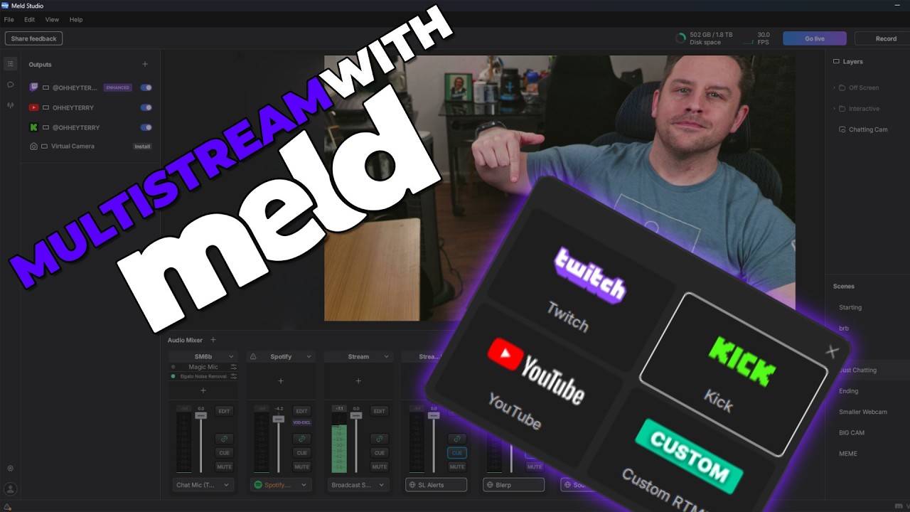 Multi-Streaming the Easy Way | Meld Studio