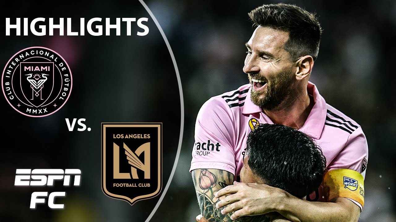 🚨 2 HUGE ASSISTS FOR MESSI 🚨 Inter Miami vs. LAFC | MLS Highlights | ESPN FC