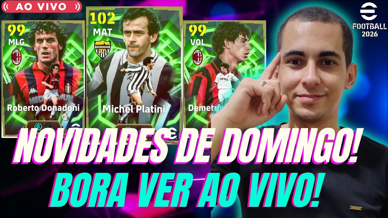 Pós Att De Domingão! Bora Pra Gameplay! (Ao VIVO) - eFOOTBALL 2026 - DREAM TEAM