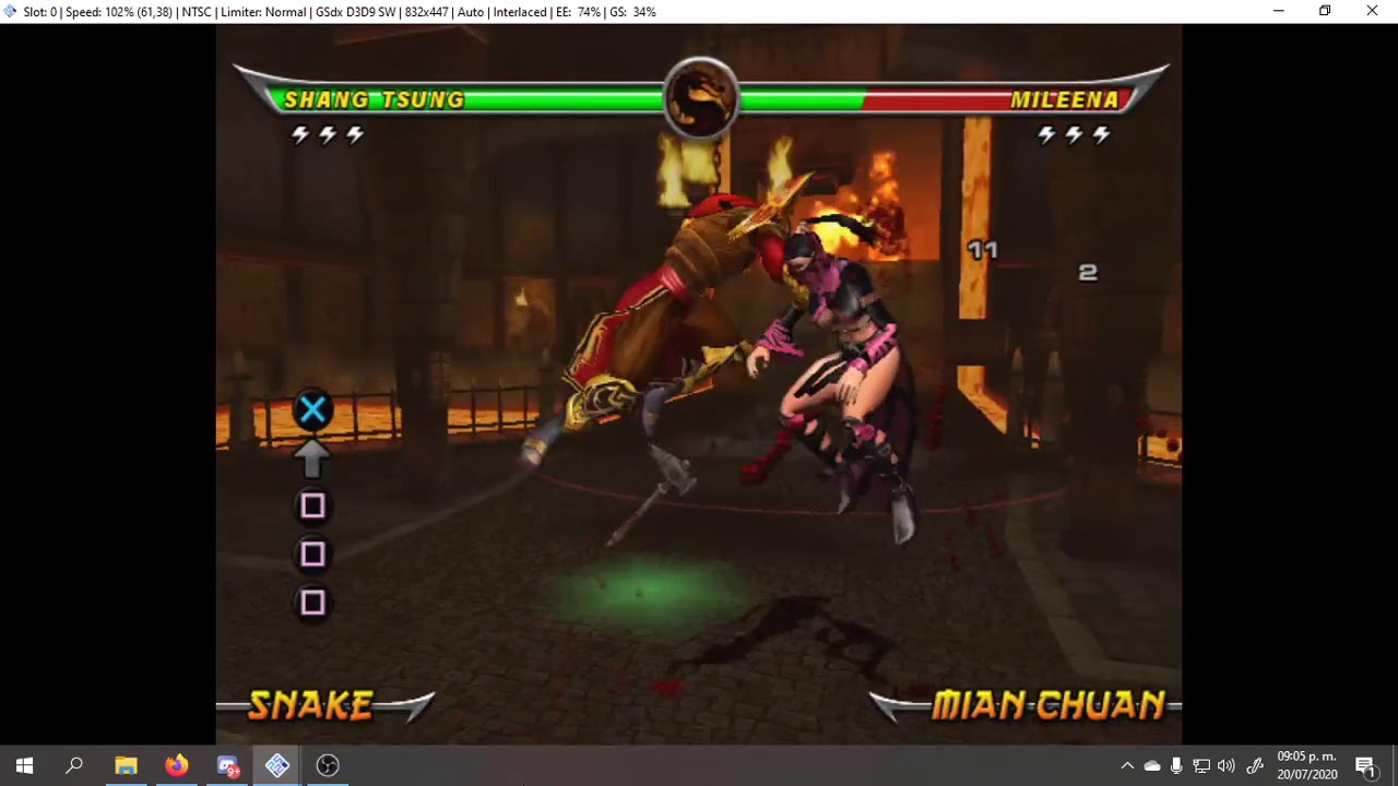 MK armageddon shang tsung move list