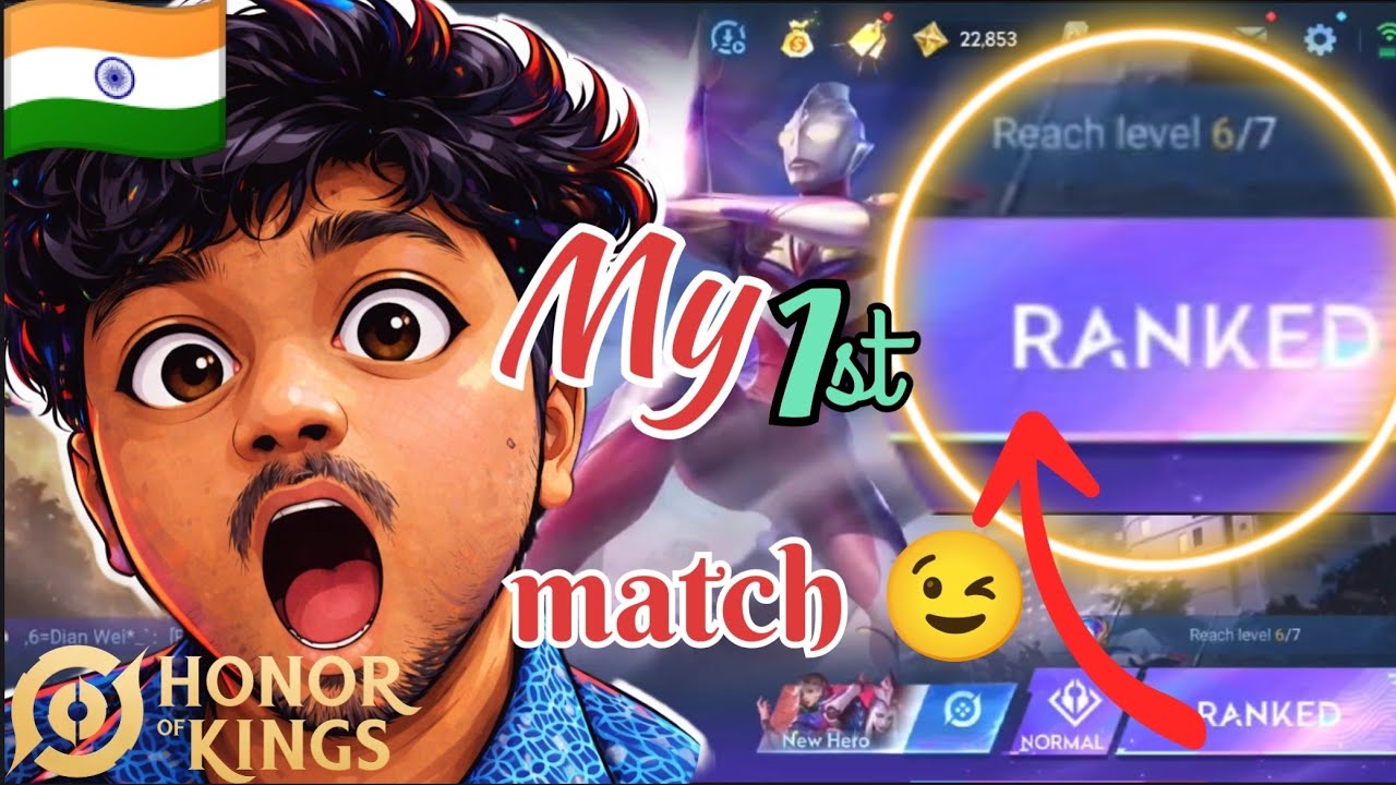 My 1st ranked match 😉 (Honor of Kings)