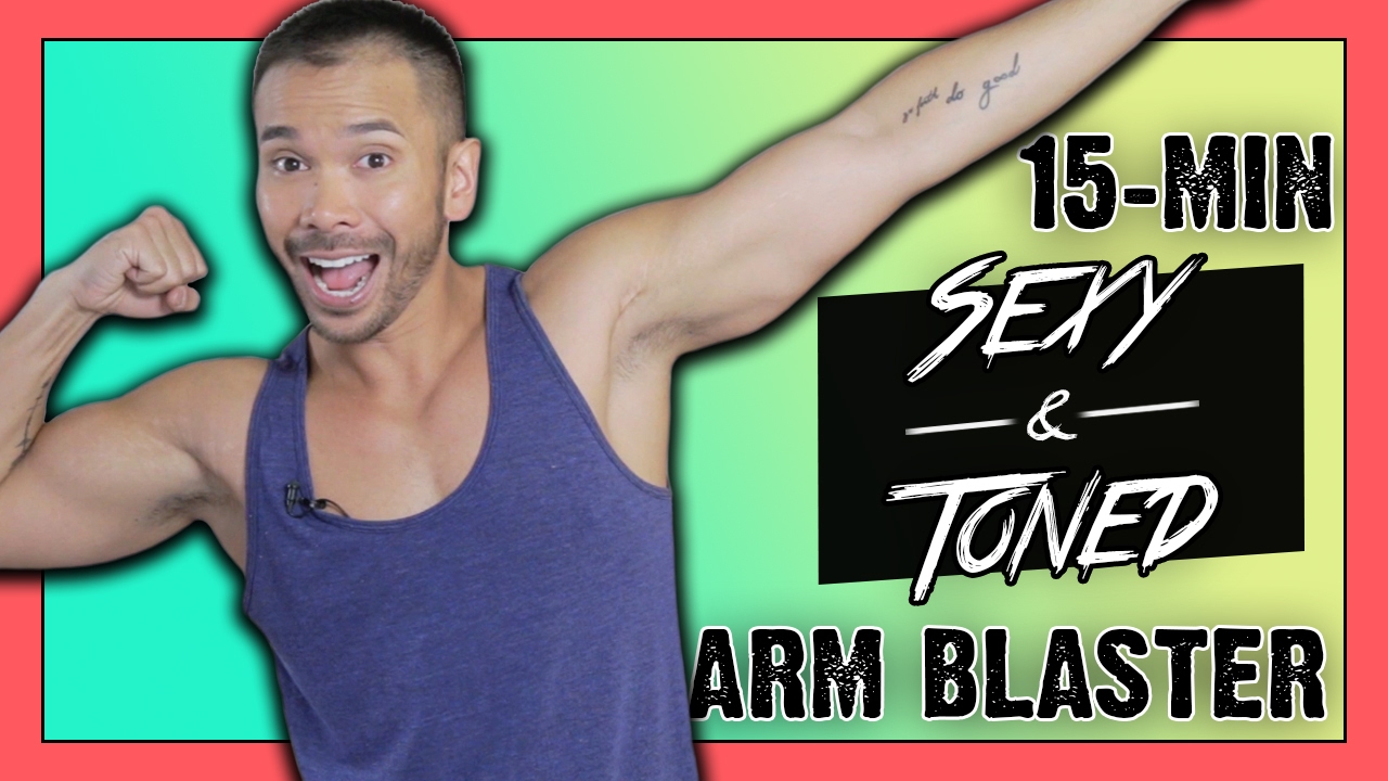 15-Minute Sexy Toned Arms Workout :: Tank Top Arms Workout - Shoulders, Arms & Upper Back Workout