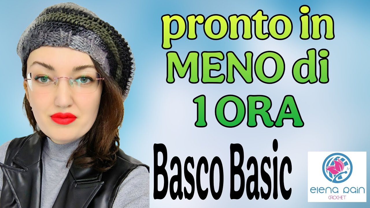 Basco all'Uncinetto in MENO DI UN'ORA! 🕒 Tutorial Facilissimo