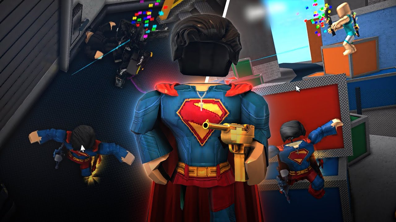 Playing MM2 as SUPERMAN (Keyboard ASMR) | Murder Mystery 2