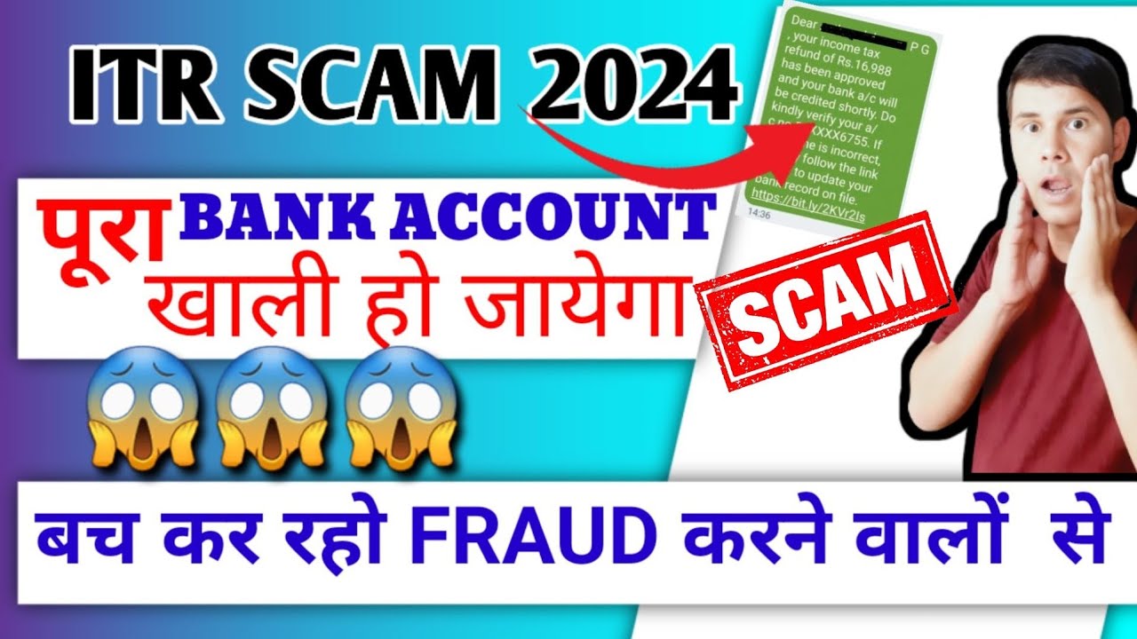 Latest Scam Revealed: Fake Income Tax Refund Messages