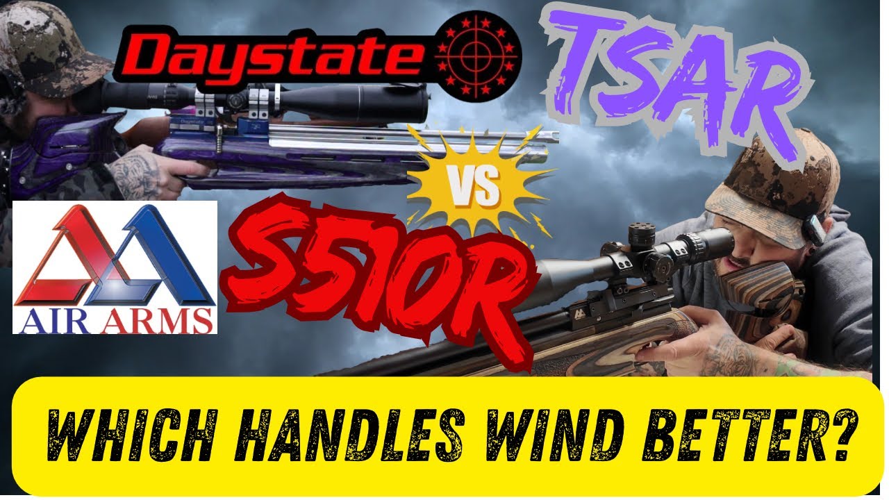 Air Arms S510R против Daystate Tsar | кто попадёт в цель при сильном ветре?😉