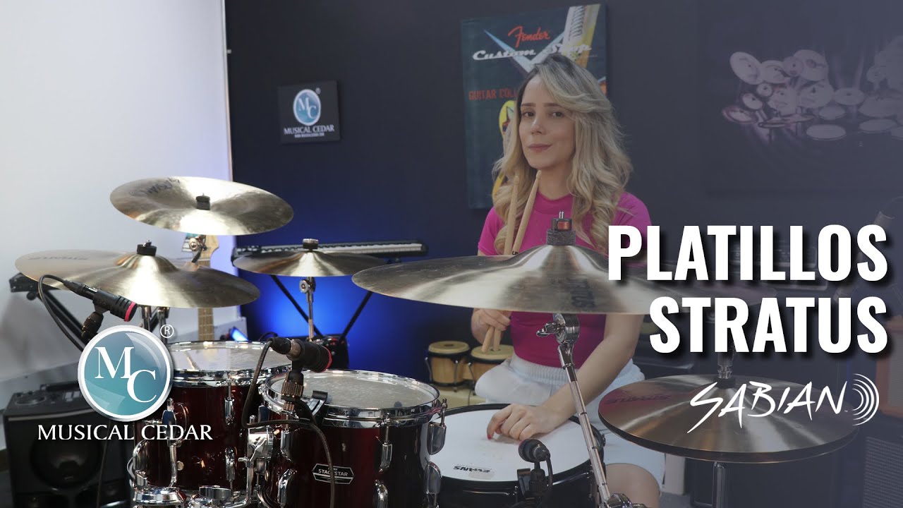 Sonidos de Platillos Sabian Stratus con Valen Drummer