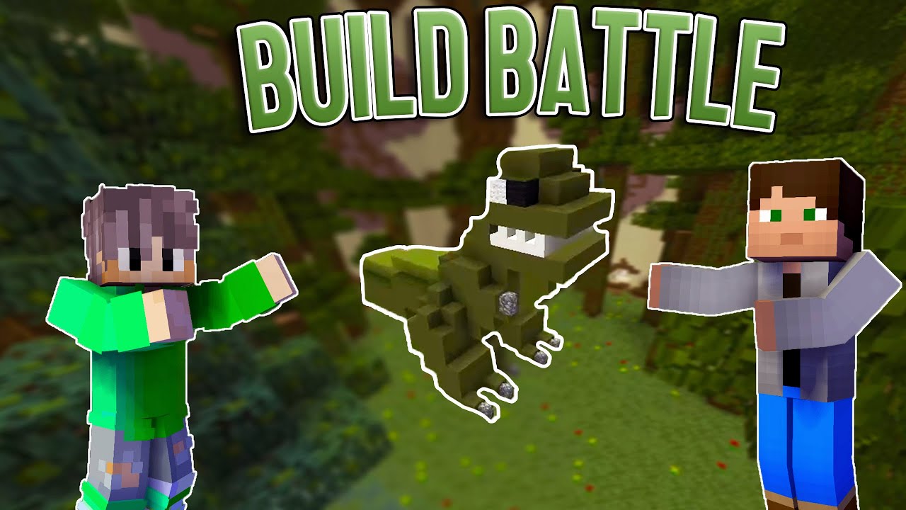 Z DENKOM SVA ZGRADILA DINOZAVRA! | Minecraft Build Battle