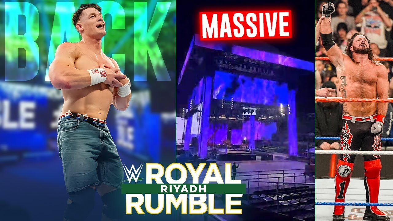 OMG! John Cena SURPRISE RETURN At Royal Rumble!? Royal Rumble MASSIVE STAGE, AJ Styles | WWE News