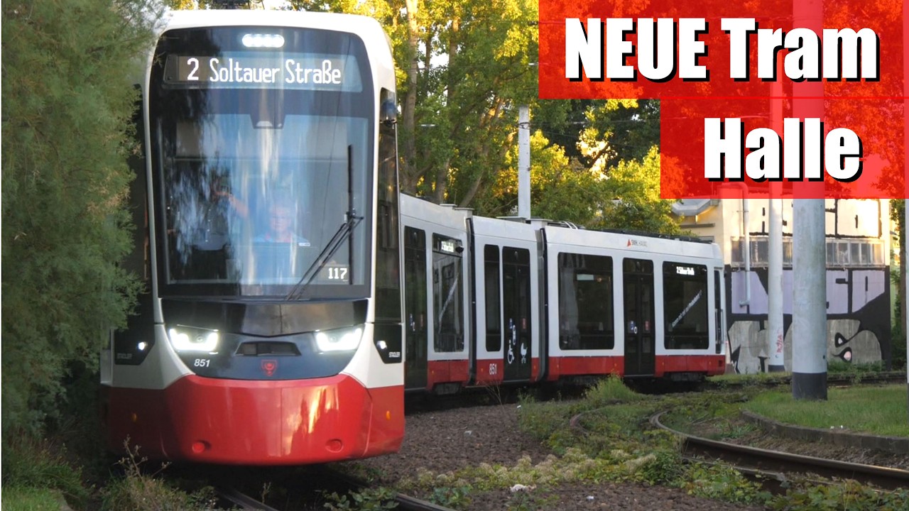 Die NEUE Straßenbahn für Halle fährt ENDLICH | TINA/MGT-XL