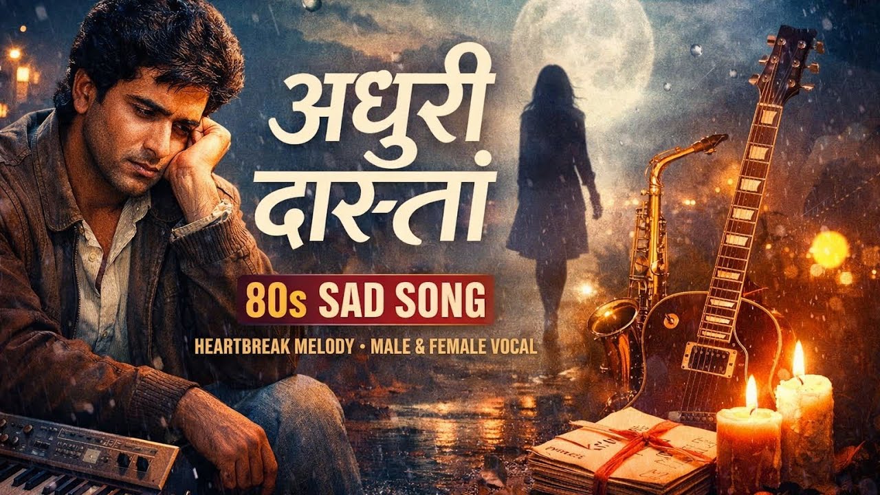 अधूरी दास्तां 💔 | 80s Sad Song | Heart Touching Hindi Sad Song 2026 | New Emotional 2026