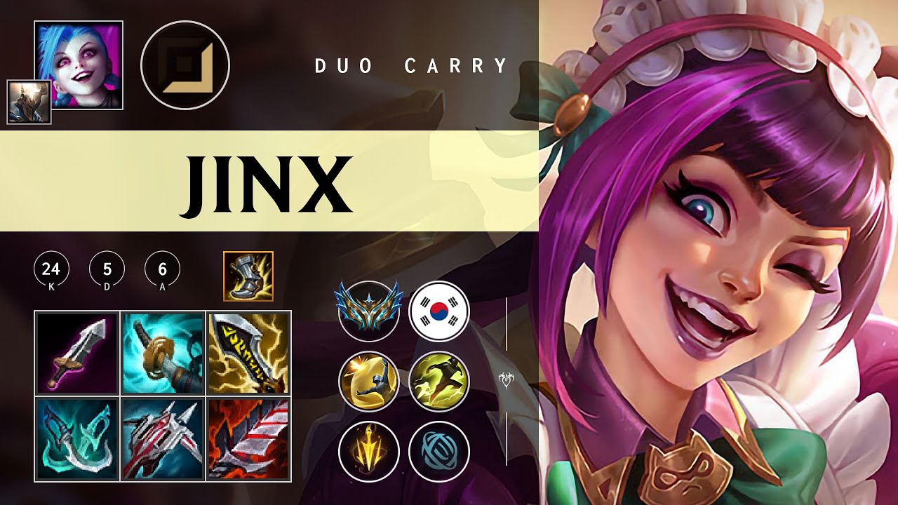 Jinx ADC vs Sivir - KR Challenger Patch 26.01