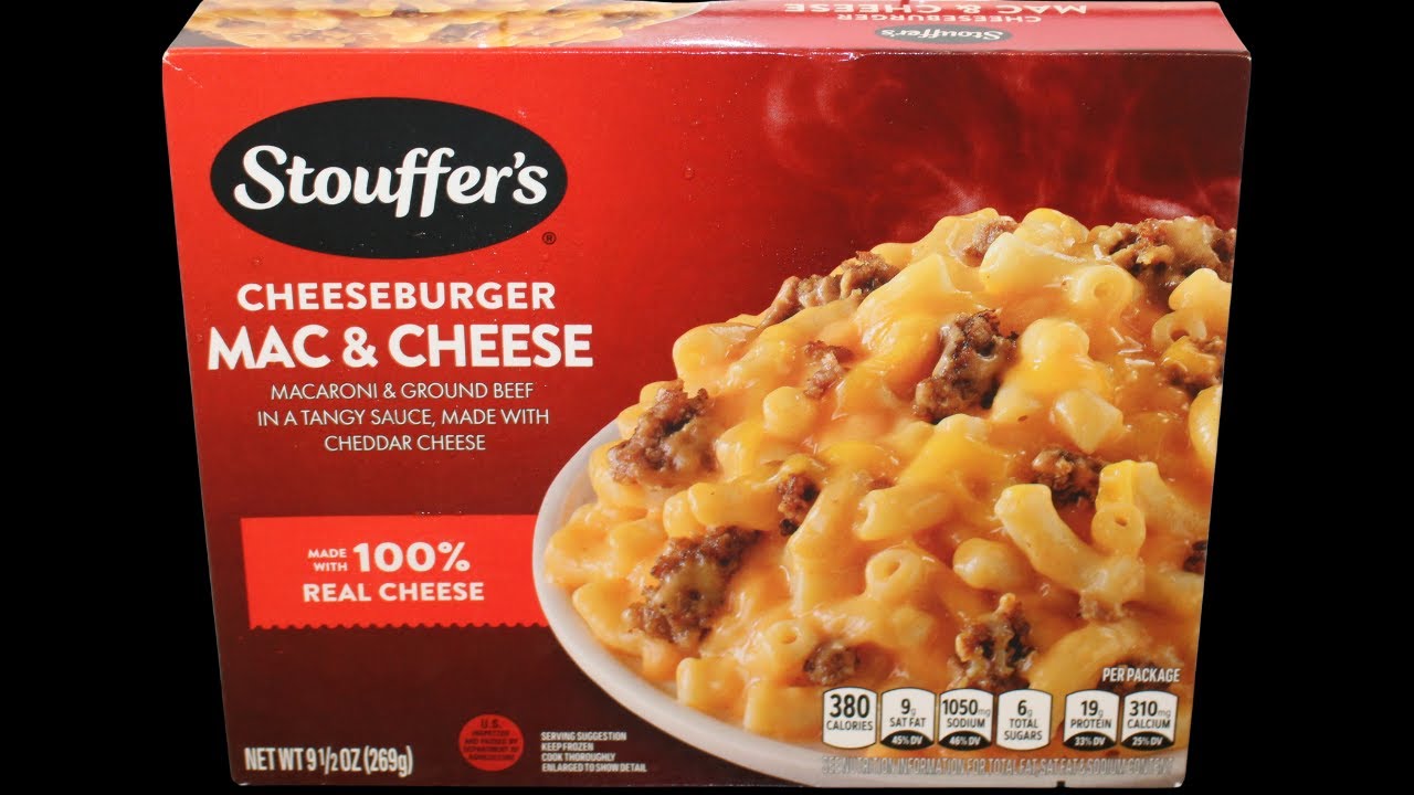 Обзор макарон с сыром и чизбургером от Stouffer’s