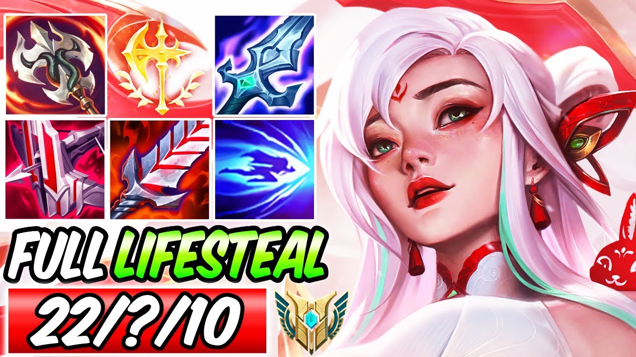 500 AD FULL LIFESTEAL IRELIA MID - INSANE HEALING | Mythmaker | New Build & Runes -League of Legends