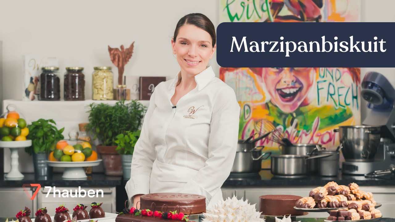 Marzipanbiskuit | Wild auf Schokolade mit Eveline Wild | 7Hauben Online-Kurs