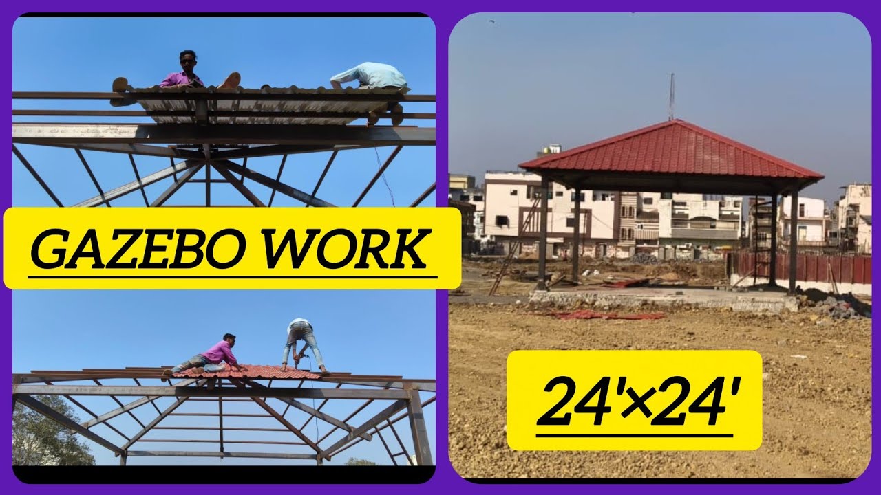 GAZEBO WORK - RAIGARH CG || SHADE WORK 