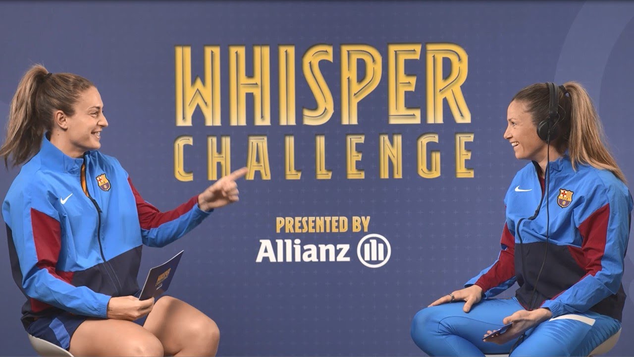 🎧🤣 WHISPER CHALLENGE: ALEXIA PUTELLAS vs SANDRA PAÑOS