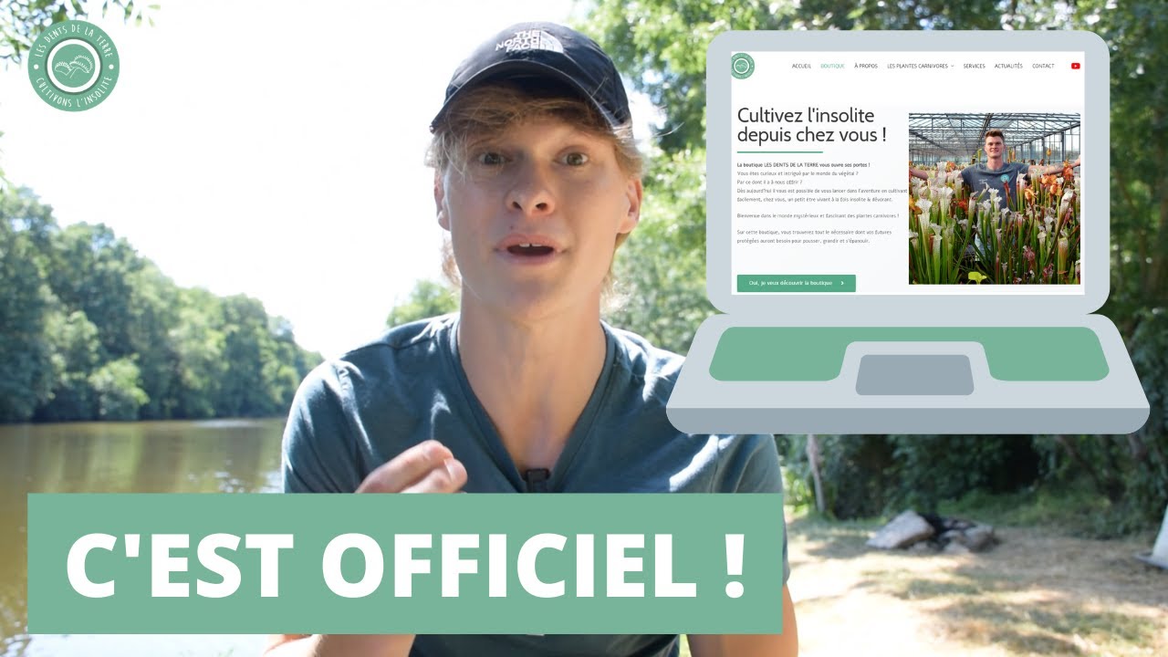 J'ouvre ma BOUTIQUE en ligne de PLANTES CARNIVORES ! 📦