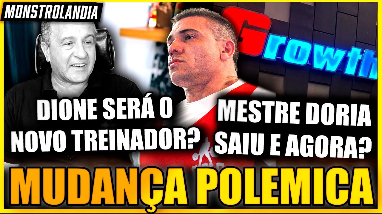 DIONE NO LUGAR DO MESTRE DORIA? QUEM SER&Aacute; O NOVO TREINADOR DO TEAM GROWTH?